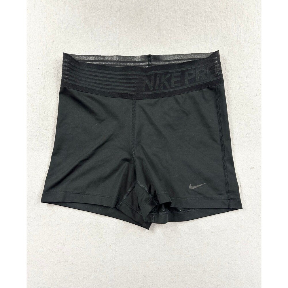 Nike Pro Women's Black Athletic Loose Fit Shorts